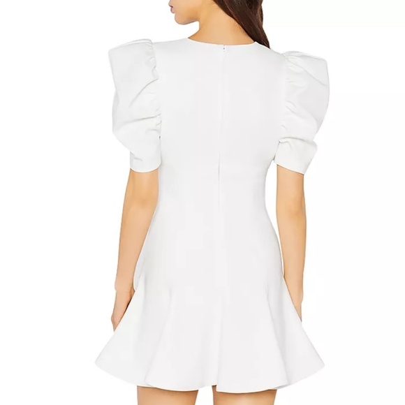 Likely Alia Puff-Sleeve A-Line Mini Dress - Picture 1 of 6